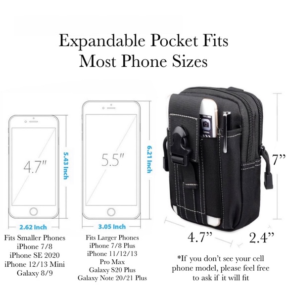 Multi-Functional Tactical Molle Waist Pack Bag - Picture 16 of 16